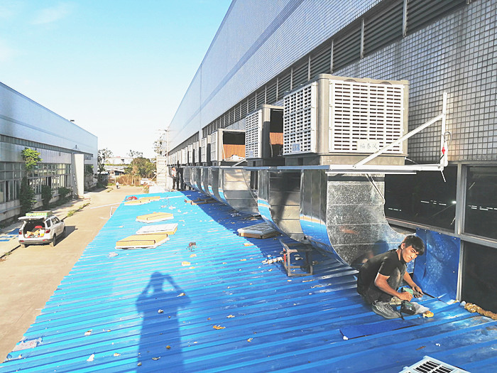 工業環保空調,工業冷風機,工業水冷空調統稱水簾空調嗎?